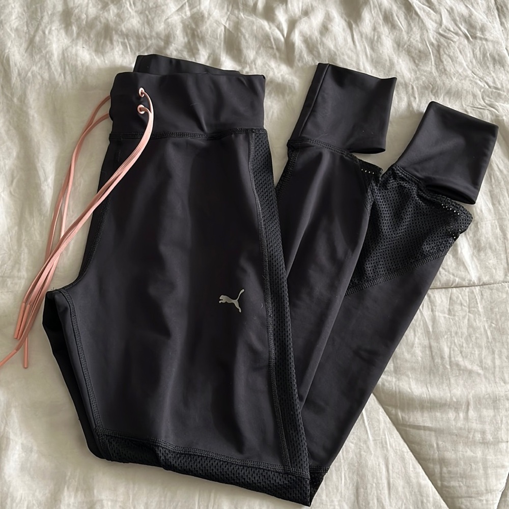 puma leggings with drawstrings